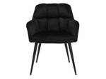 Chaise PEGA Lot de 2 Noir - Lot de 2