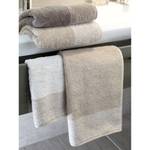 Handtuch Luxury Home C Two-Tone 1er Pack Sandeiche Dekor