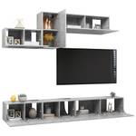 TV-Schrank 6er Set D429 Grau - Holzwerkstoff - 30 x 30 x 60 cm