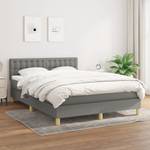 Boxspringbett 3017288-27 Dunkelgrau - Tiefe: 193 cm