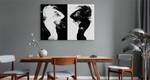 Image Sur Toile Silhouettes De Femmes 120 x 80 x 80 cm