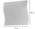 Miroir Ettore cm 71x2h60 Blanc - Bois manufacturé - 110 x 60 x 2 cm