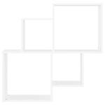 Étagère cube murale 3008075 Blanc - Bois manufacturé - 80 x 79 x 15 cm