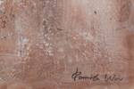 Tableau peint à la main Quartzscape Rose foncé - Bois massif - Textile - 60 x 60 x 4 cm