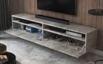 REDNAW  TV-Schrank Grau - Massivholz - 180 x 30 x 31 cm