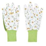 Gr眉n-wei脽e Garten-Handschuhe