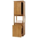 Teak-Hochschrank M71 Braun - Holzart/Dekor - Holz teilmassiv - 41 x 141 x 36 cm