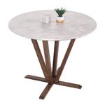 Bistrotisch M56-B Grau - Holzart/Dekor - Holz teilmassiv - 92 x 76 x 92 cm