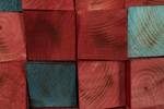 Holzbild Colours of Magic Holz teilmassiv - 102 x 55 x 7 cm