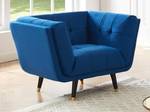 Fauteuil  SAMANTHA Bleu - Textile - 91 x 76 x 110 cm