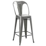 Tabouret de bar Indus  (Lot de 2) Argenté