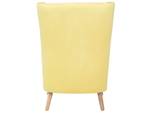 fauteuil à oreilles ONEIDA Chêne clair - Jaune