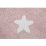 Teppich Stars Pink - Naturfaser - Textil - 120 x 1 x 160 cm