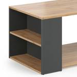 Couchtisch Dario Anthrazit/Sandeiche Braun - Grau - Holzwerkstoff - 90 x 48 x 59 cm