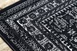 Teppich Vintage 22212996 Schwarz Schwarz - Kunststoff - Textil - 120 x 1 x 170 cm