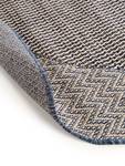 Outdoor Teppich rund Beige - Textil - 130 x 1 x 130 cm