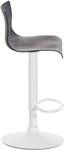 Tabouret de bar Hover Gris - Blanc