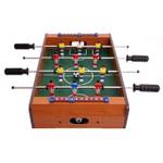 Mini Fußballkicker J68+Zubehör Holz Braun - Holzwerkstoff - Metall - Kunststoff - Holz teilmassiv - 31 x 10 x 51 cm