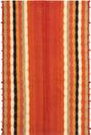 Tapis Jajim LXV Rouge - Textile - 133 x 1 x 207 cm