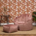 Sitzsack-Sessel Sirena mit Hocker Pink