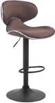 Tabouret de bar Las Vegas V2 Lot de 2 Marron - Noir