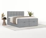 Boxspringbett Shay Grau - Breite: 180 cm - H4