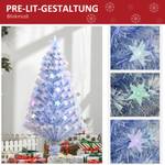 Künstlicher Weihnachtsbaum 830-242V91 Weiß - Kunststoff - 60 x 120 x 60 cm