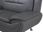 2-Sitzer Sofa LEIRA Grau - Silber