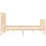 Bettgestell-K-9074 Braun - Holzwerkstoff - 126 x 100 x 206 cm