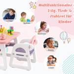 3tlg. Kindersitzgruppe mit Regal Pink