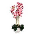 Künstliche Pflanze Phalaenopsis Pink - Durchmesser: 34 cm