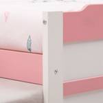 Lit gigogne LORENA 90x190 cm Rose clair