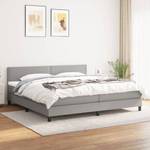 Boxspringbett 3017287-8 Hellgrau - Breite: 180 cm