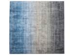 Teppich ERCIS Beige - Blau - Grau - Hellgrau - Multicolor - 200 x 200 x 200 cm