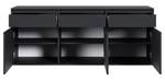 Sideboard hängend Evo Schwarz