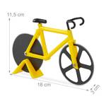 Pizzaschneider Fahrrad x 5 gelb