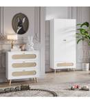 Commode Canne Blanc