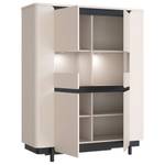 Wohnzimmer Vicente 33 (5-teilig) LED Beige - Holzwerkstoff - 336 x 161 x 45 cm