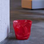 Corbeille design froissée Bin Bin H31cm Rouge - Matière plastique - 33 x 31 x 33 cm