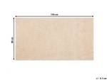 Teppich DEMRE Beige - Creme - 150 x 80 x 80 cm