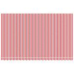 Tissu d'auvent de remplacement 3007858 Rouge - Blanc - 295 x 480 cm