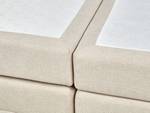 Boxspring Bett DYNASTY Beige - Creme - Eiche Hell - Breite: 200 cm