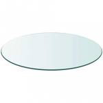 Plateau rond transparent 60 x 60 cm