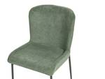 Chaise de salle à manger ADA Noir - Vert foncé - Vert