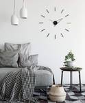 Horloge murale design THE MINIMALIST. Noir - Bois manufacturé - 80 x 80 x 1 cm