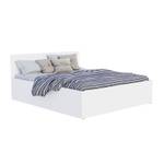 Doppelbett Schlafzimmer Ampo Bett Weiß - Breite: 140 cm