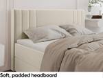 Boxspringbett Alba Beige - Breite: 160 cm - H3