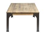 Table basse Bristol  80X80X46h cm Noir - Bois massif - Bois/Imitation - 80 x 46 x 80 cm