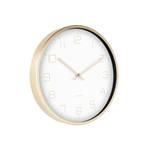 Horloge murale Gold Elegance Blanc