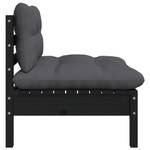 Gartensofa (2er Set) 3012138-17 Schwarz